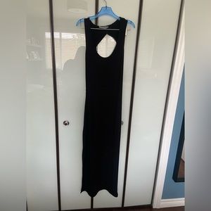 black maxi summer dress